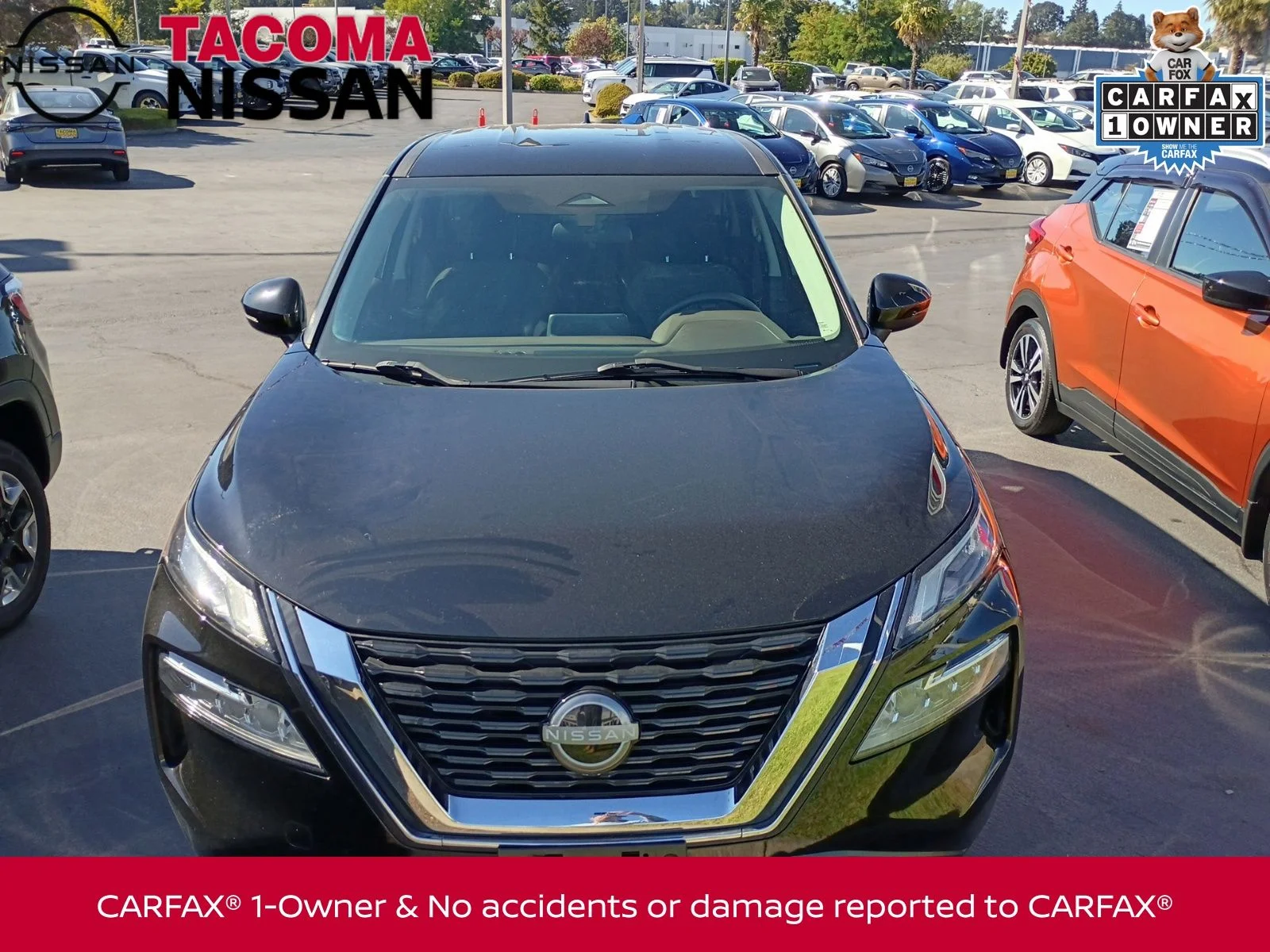 Used 2022 Black Nissan SV image 2