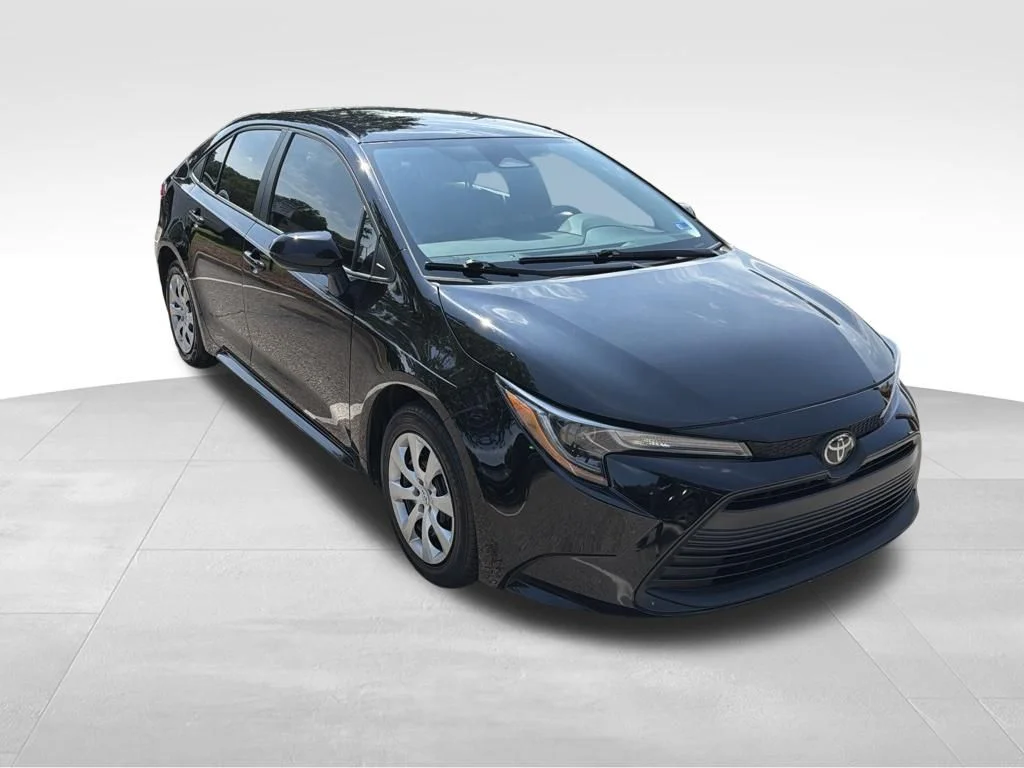 Used 2025 Black Toyota LE image 2