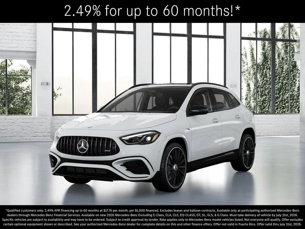 New 2026 Polar White Mercedes-Benz AMG® GLA 35 4MATIC SUV image 82
