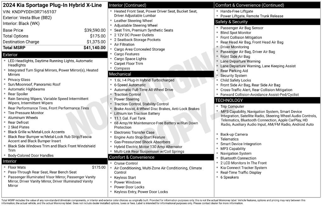 Used 2024 Blue Kia X-Line image 26