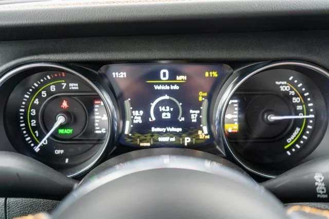 Used 2023 Blue Jeep Sahara 4xe image 19