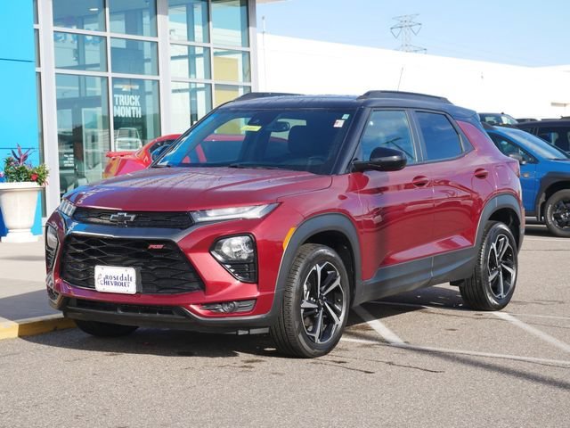 Used 2022 Chevrolet Trailblazer RS with VIN KL79MUSL8NB011122 for sale in Roseville, Minnesota