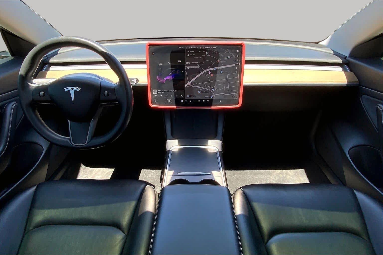 Used 2021 Pearl White Multi-Coat Tesla Standard Range Plus image 14