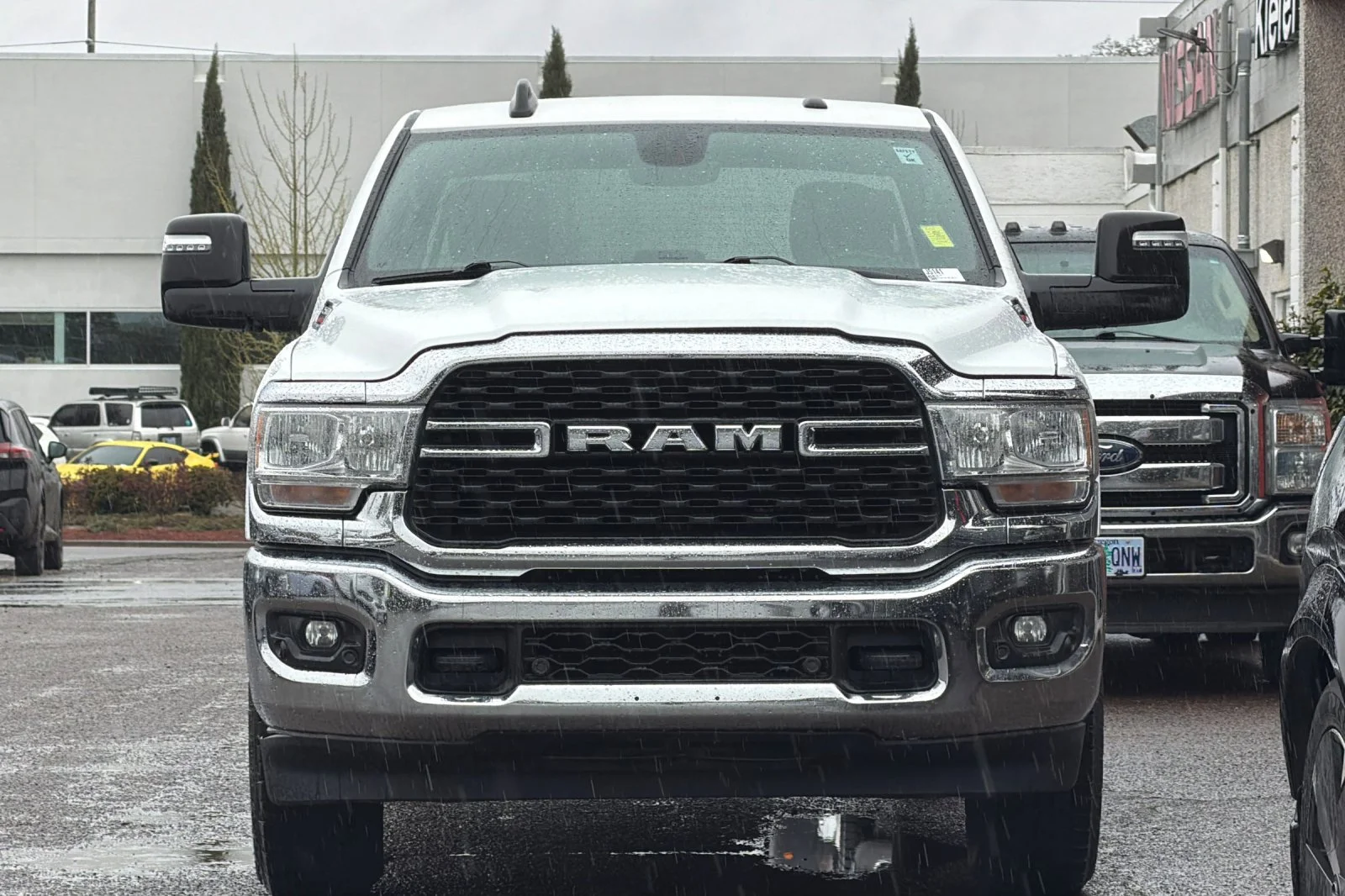Used 2024 Bright White Clearcoat Ram Big Horn image 6