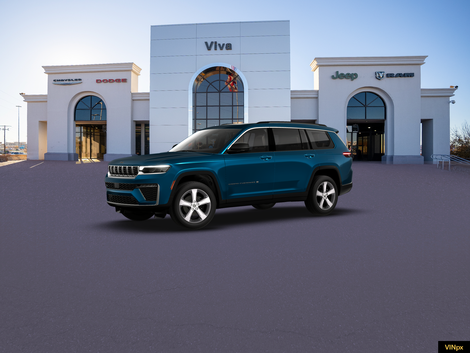 New 2026 Fathom Blue Pearl-Coat Exterior Paint Jeep Limited image 2