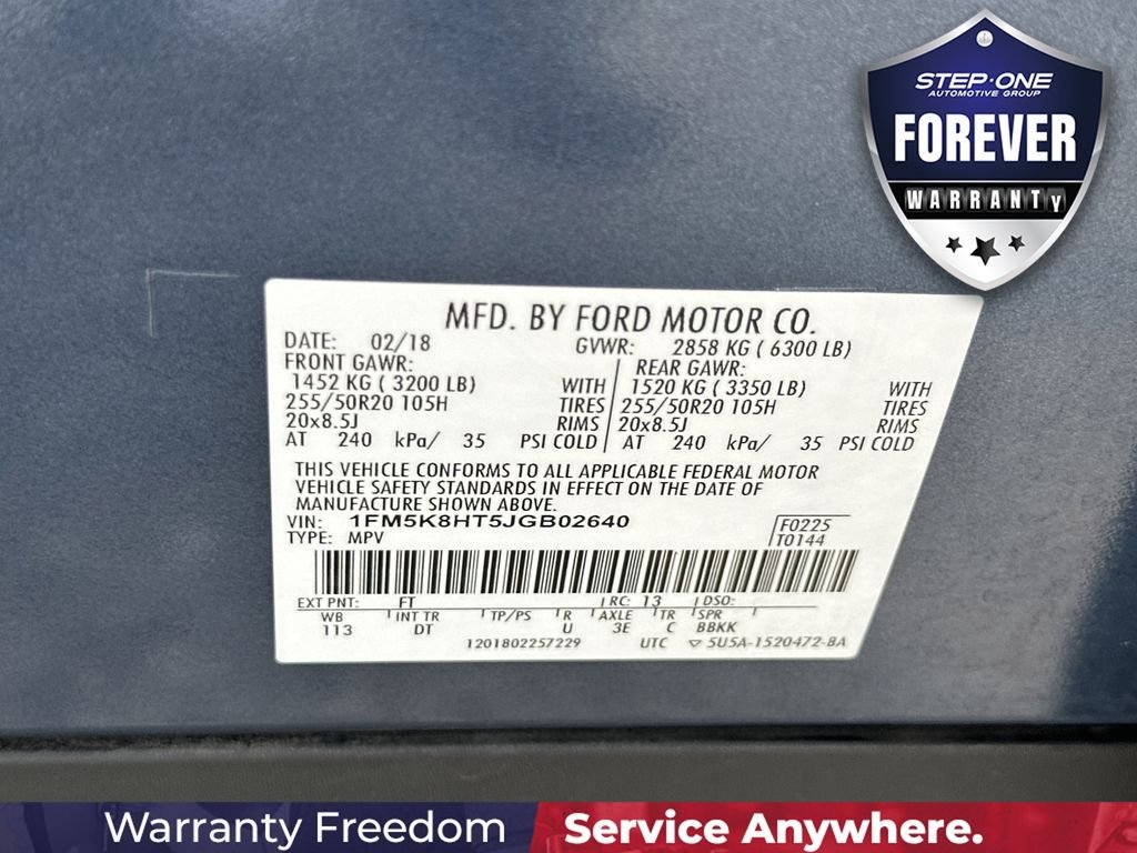 Used 2018 Blue Ford Platinum image 41