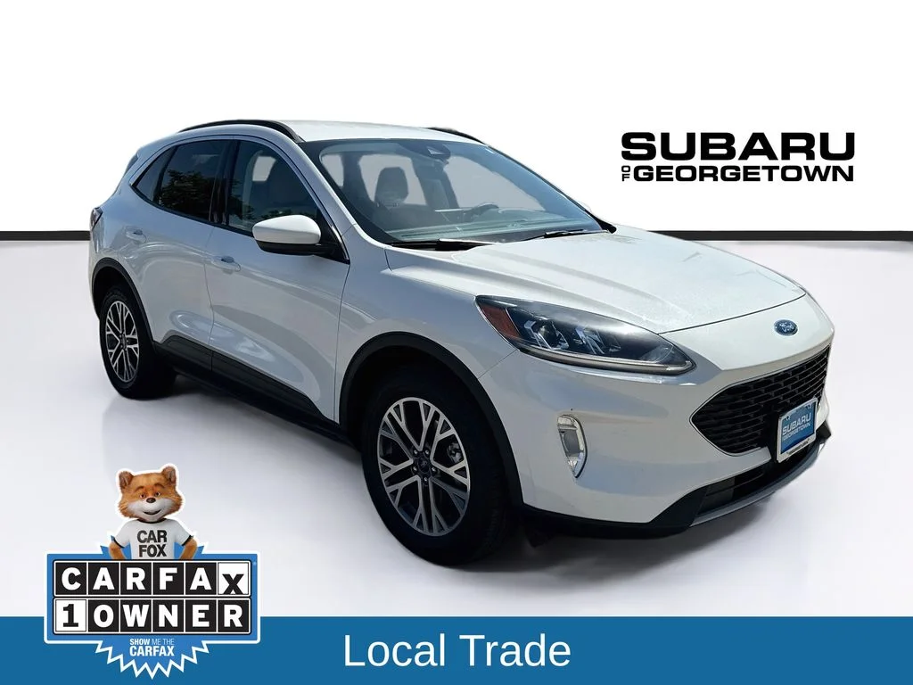 Used 2021 White Ford SEL image 1