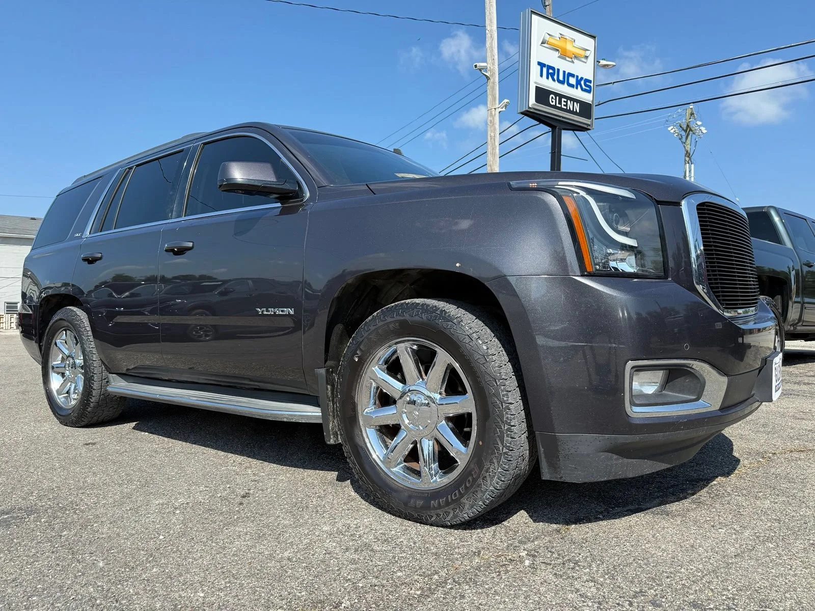 Used 2015 IRIDIUM METALLIC GMC SLT image 11