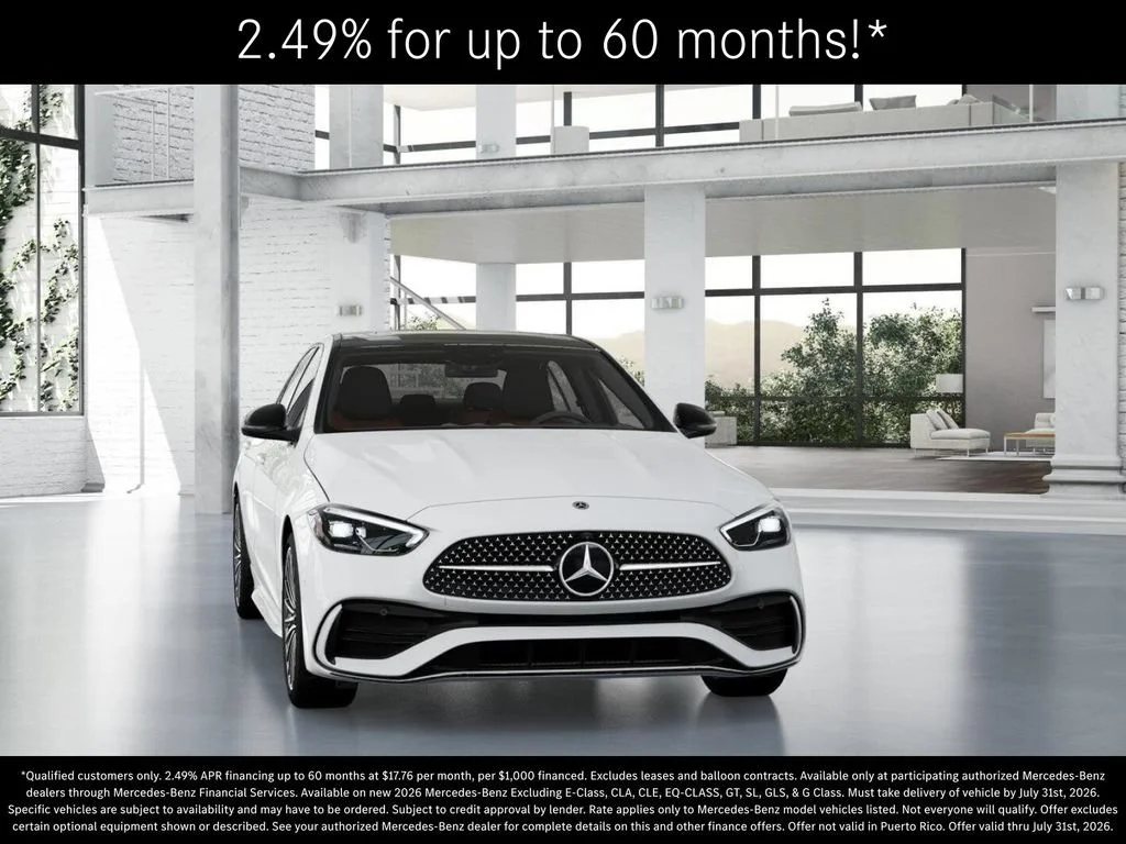 New 2026 Polar White Mercedes-Benz C 300 image 50