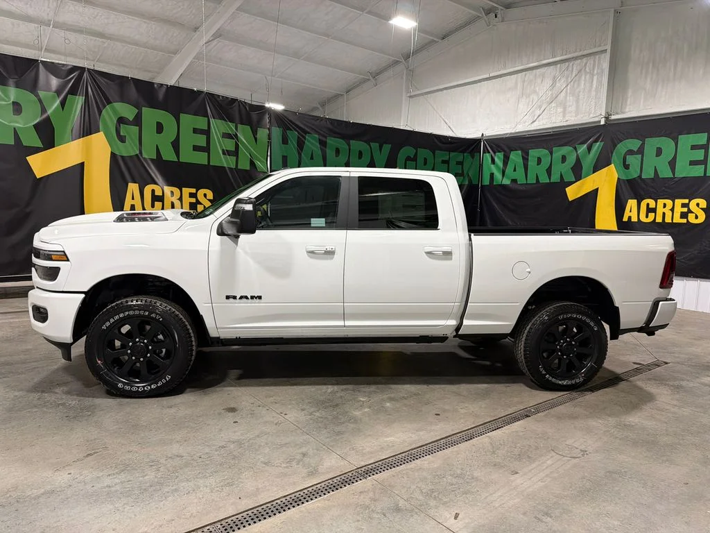 New 2026 Bright White Clear-Coat Exterior Paint RAM Laramie image 3