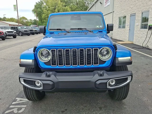 New 2025 Blue Jeep Sahara image 2