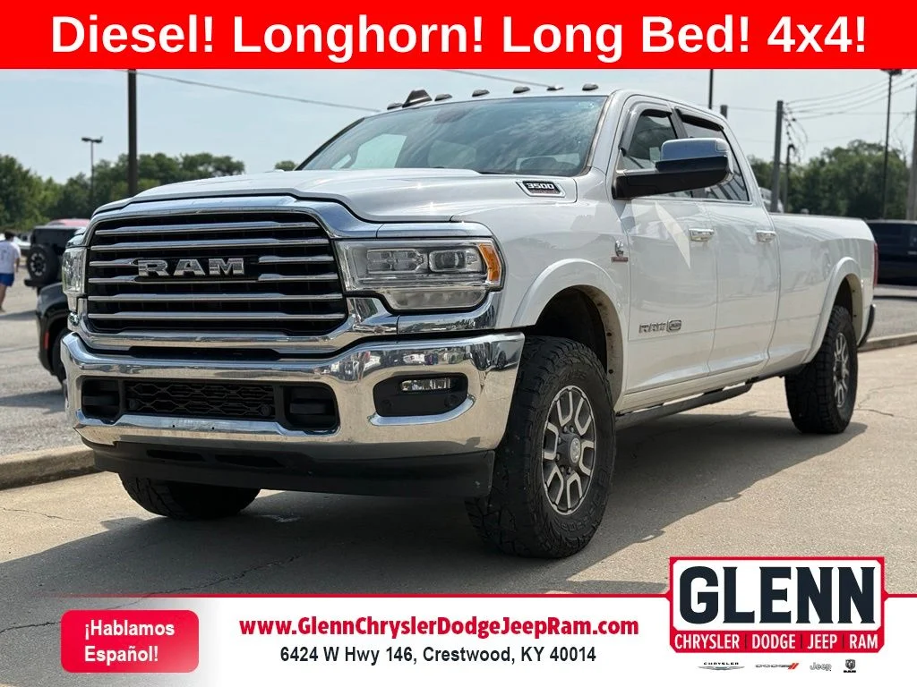 Used 2019 White Ram Laramie Longhorn image 1