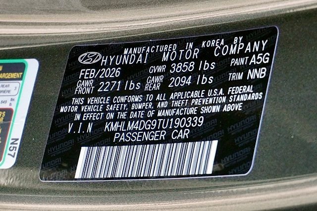 Used 2026 Gray Hyundai SEL Sport image 30