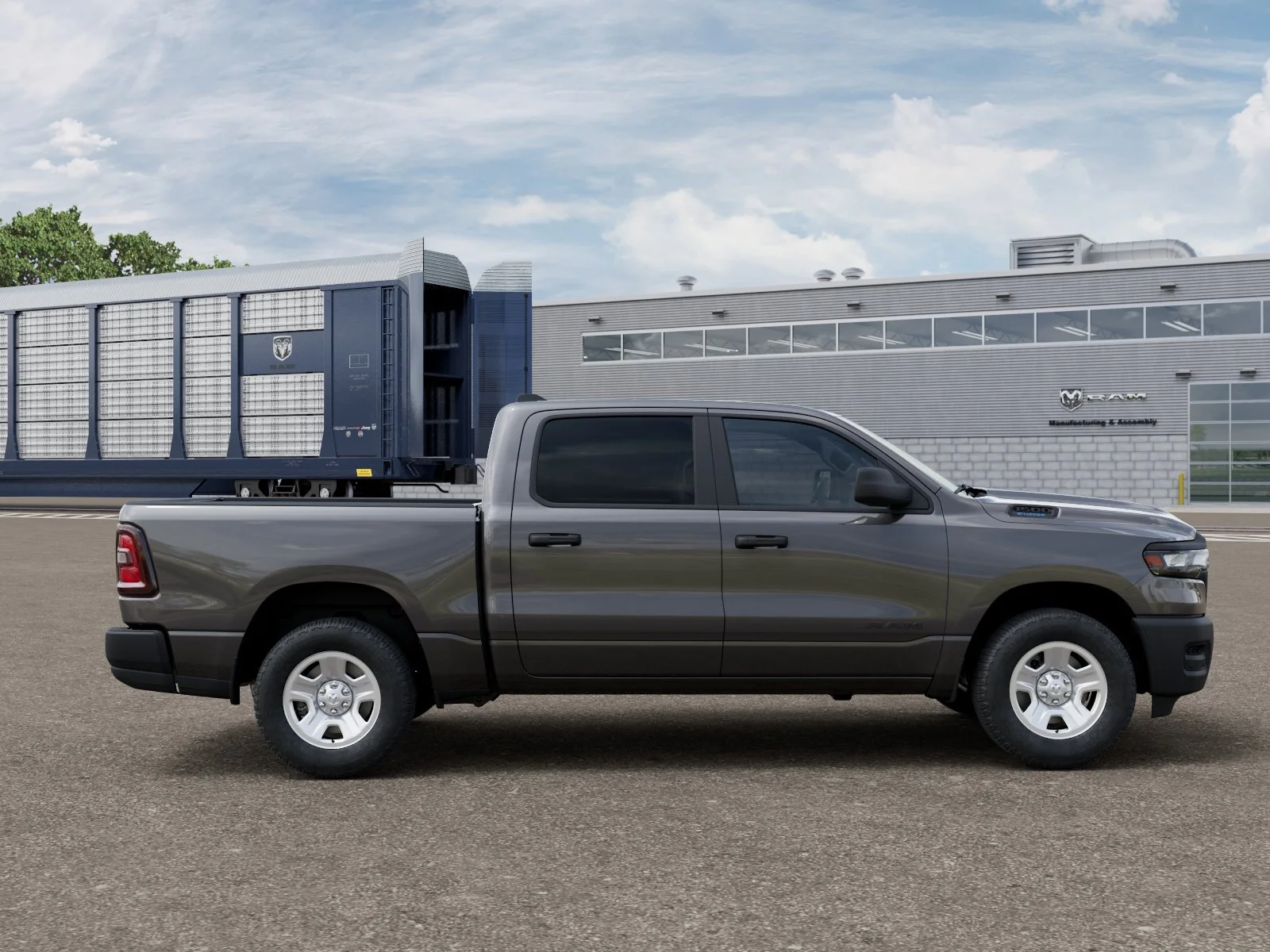 New 2026 Granite Crystal Metallic Clear-Coat Exterior Paint RAM Tradesman image 21