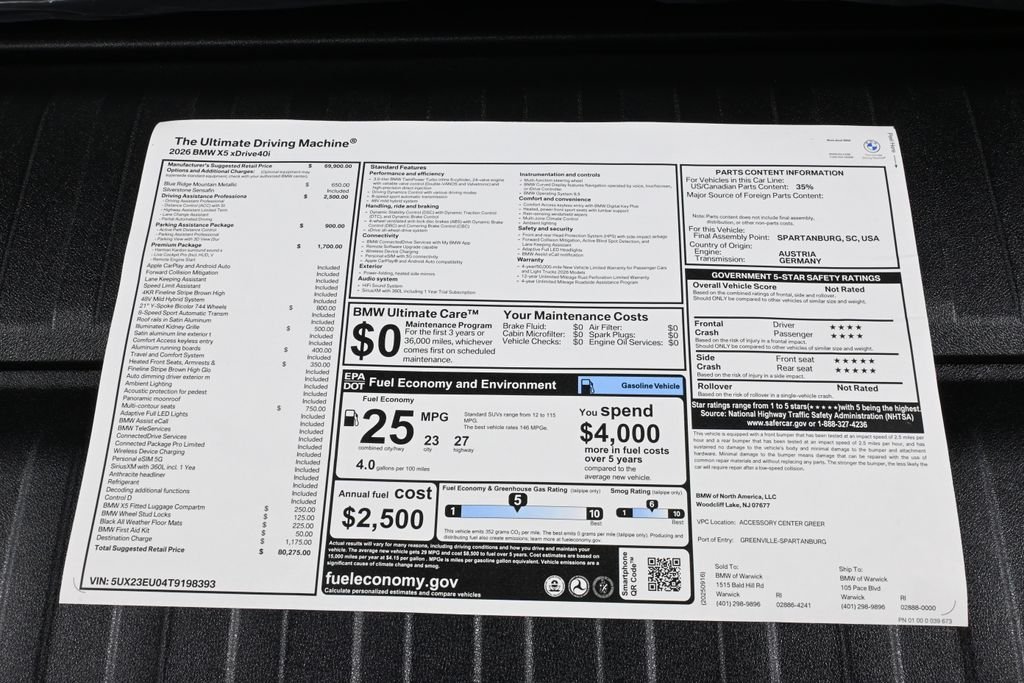 2026 BMW X5 40i - Photo 39