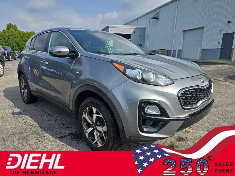 Used 2021 Gray Kia LX image 1