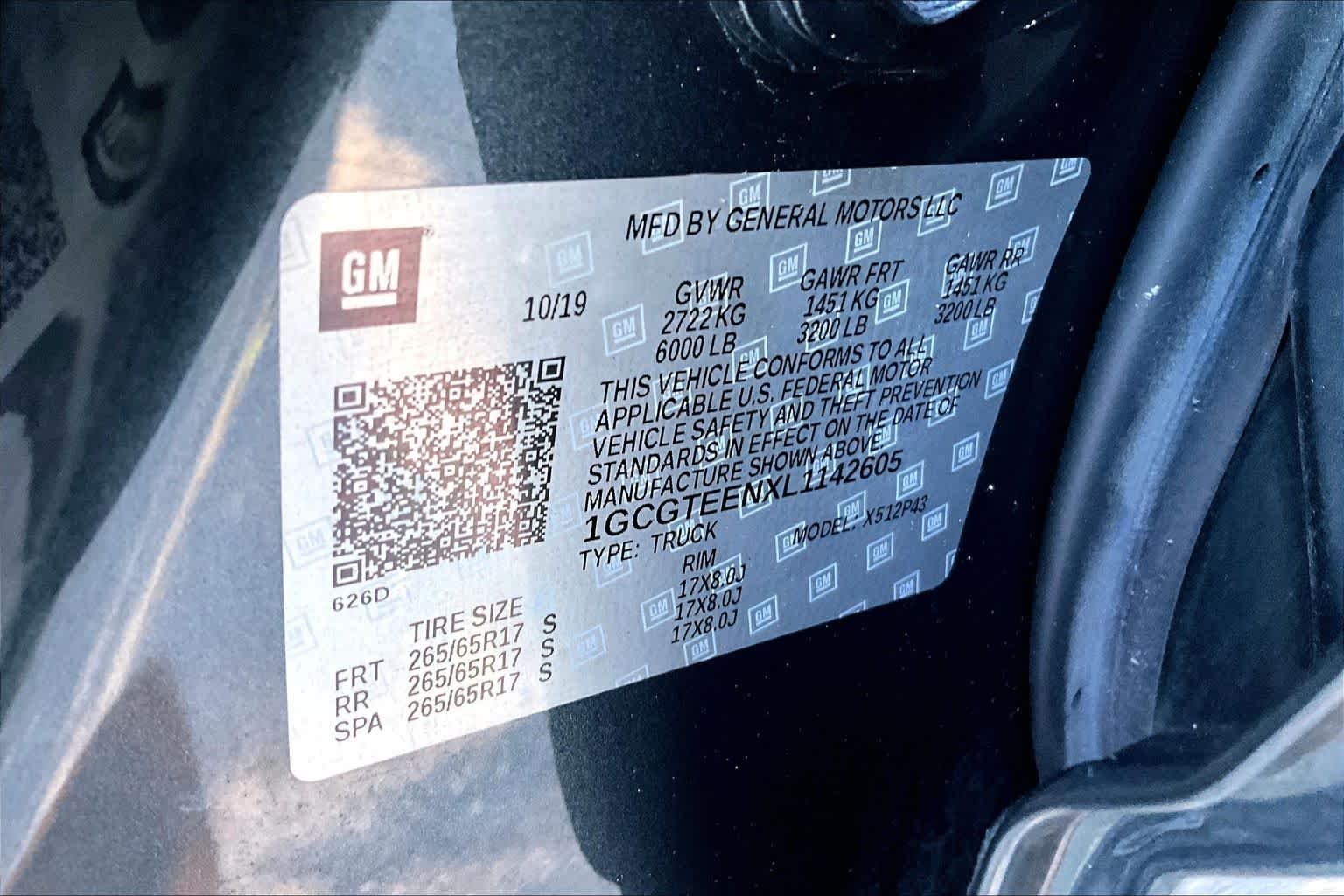 Used 2020 Shadow Gray Metallic Chevrolet 4WD ZR2 image 33