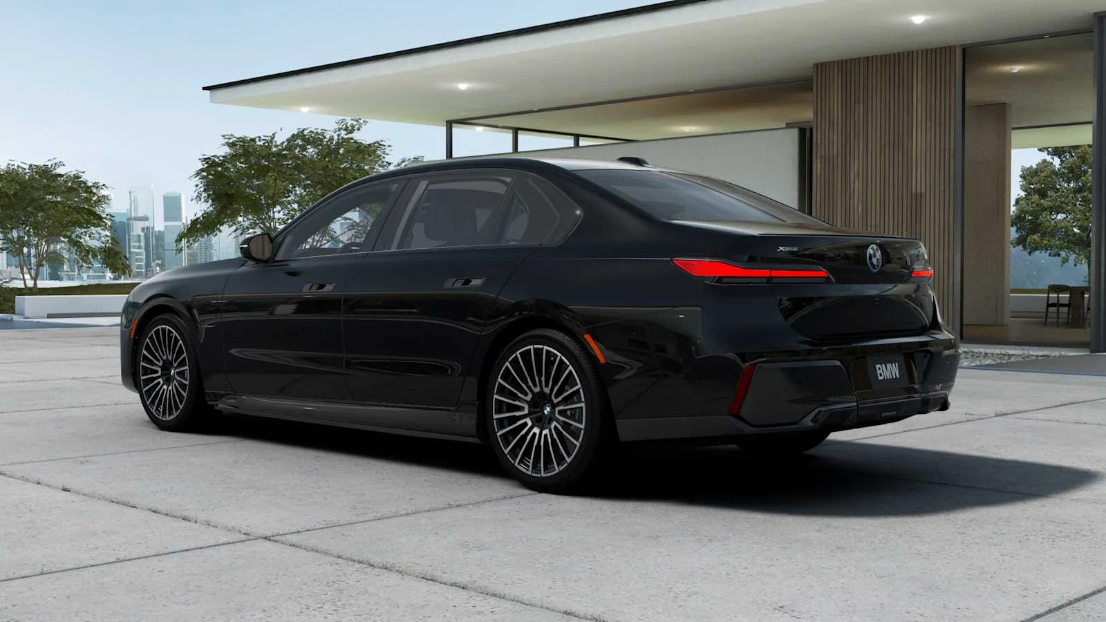 New 2026 Black Sapphire Metallic BMW 750e xDrive image 2