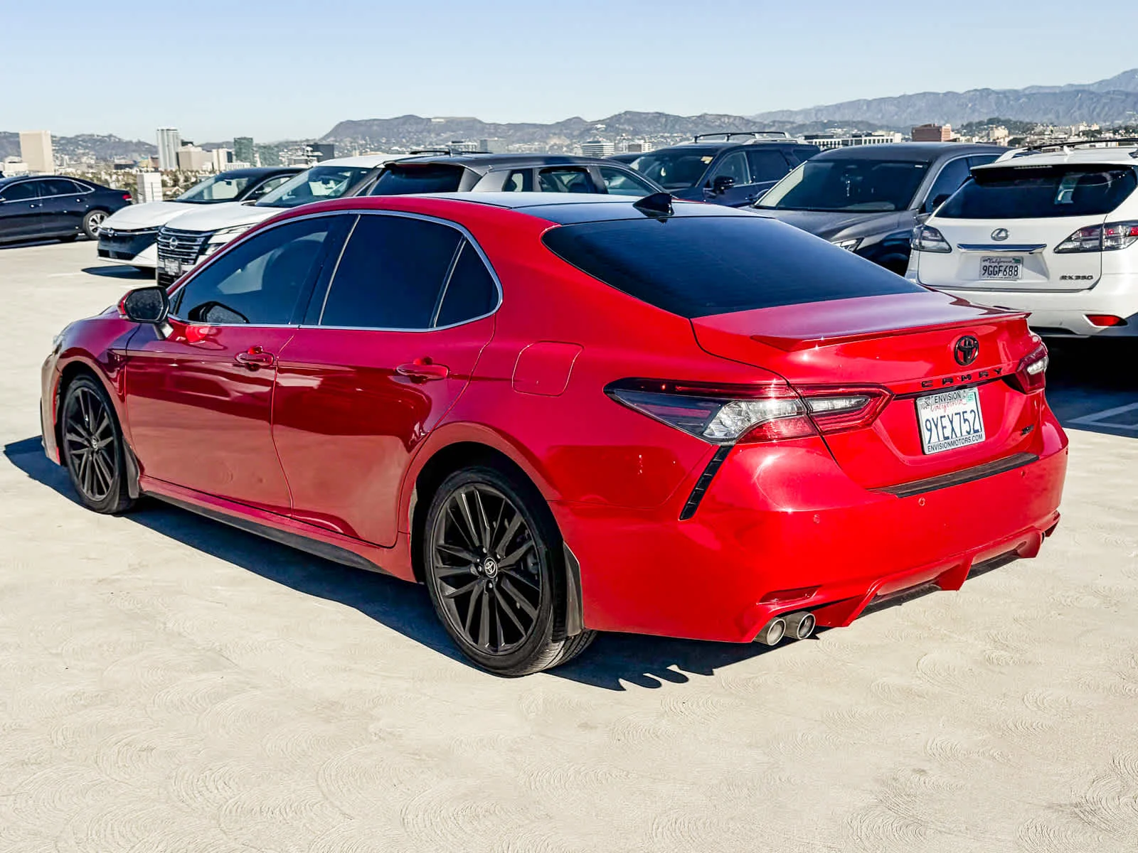 Used 2024 Supersonic Red Toyota XSE V6 image 8