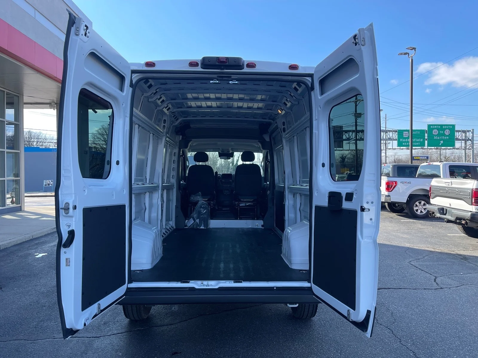 Used 2023 Bright White Clearcoat Ram High Roof image 36