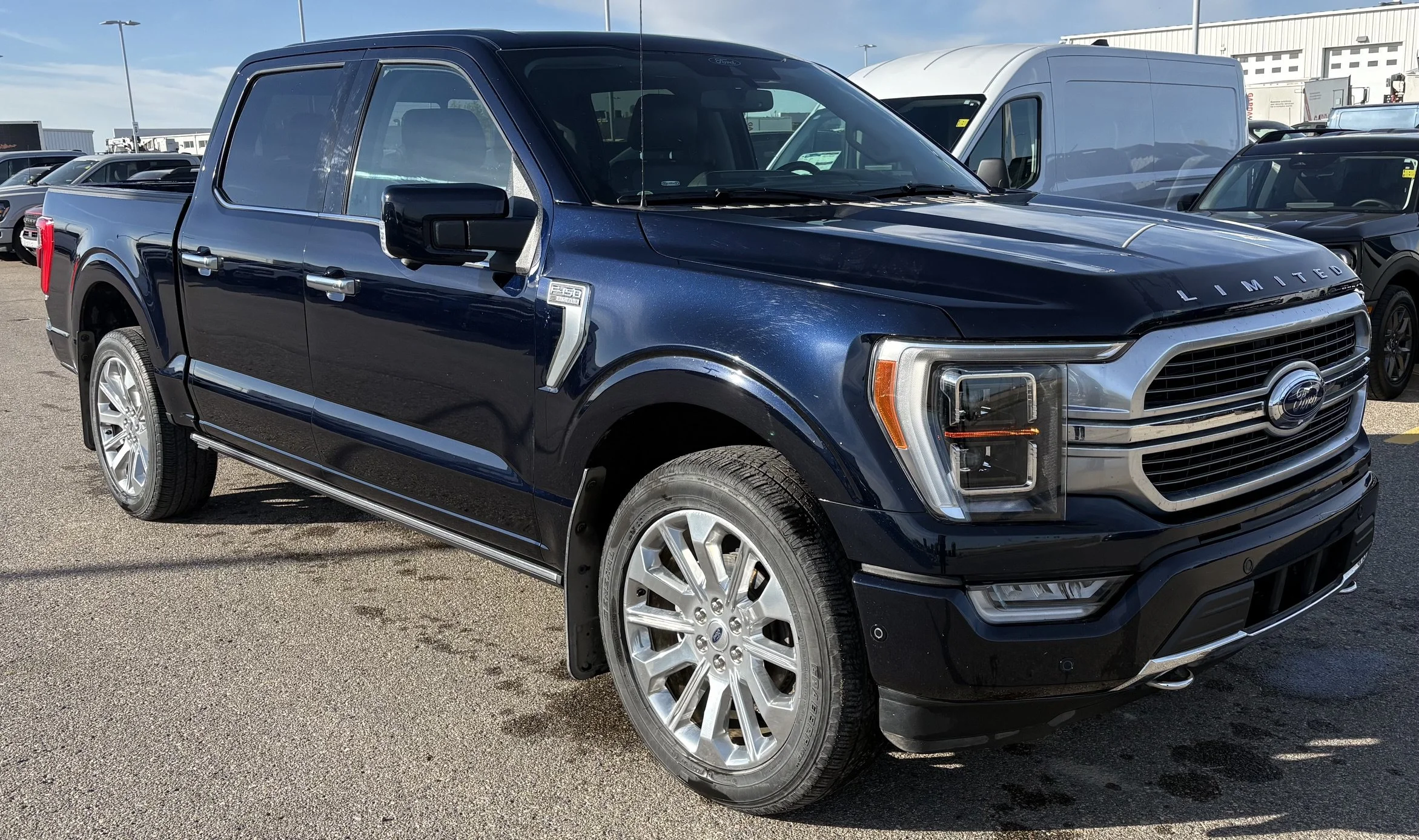 Used 2021 BLUE Ford LIMITED SuperCrew   **New Arrival** image 7