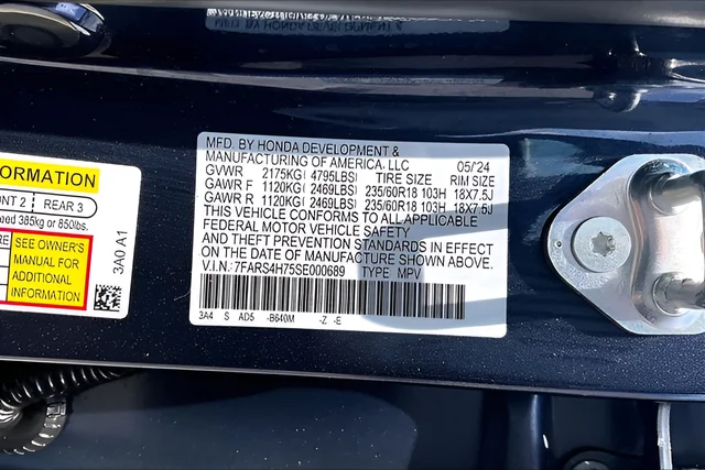 Used 2025 Blue Honda EX-L image 16