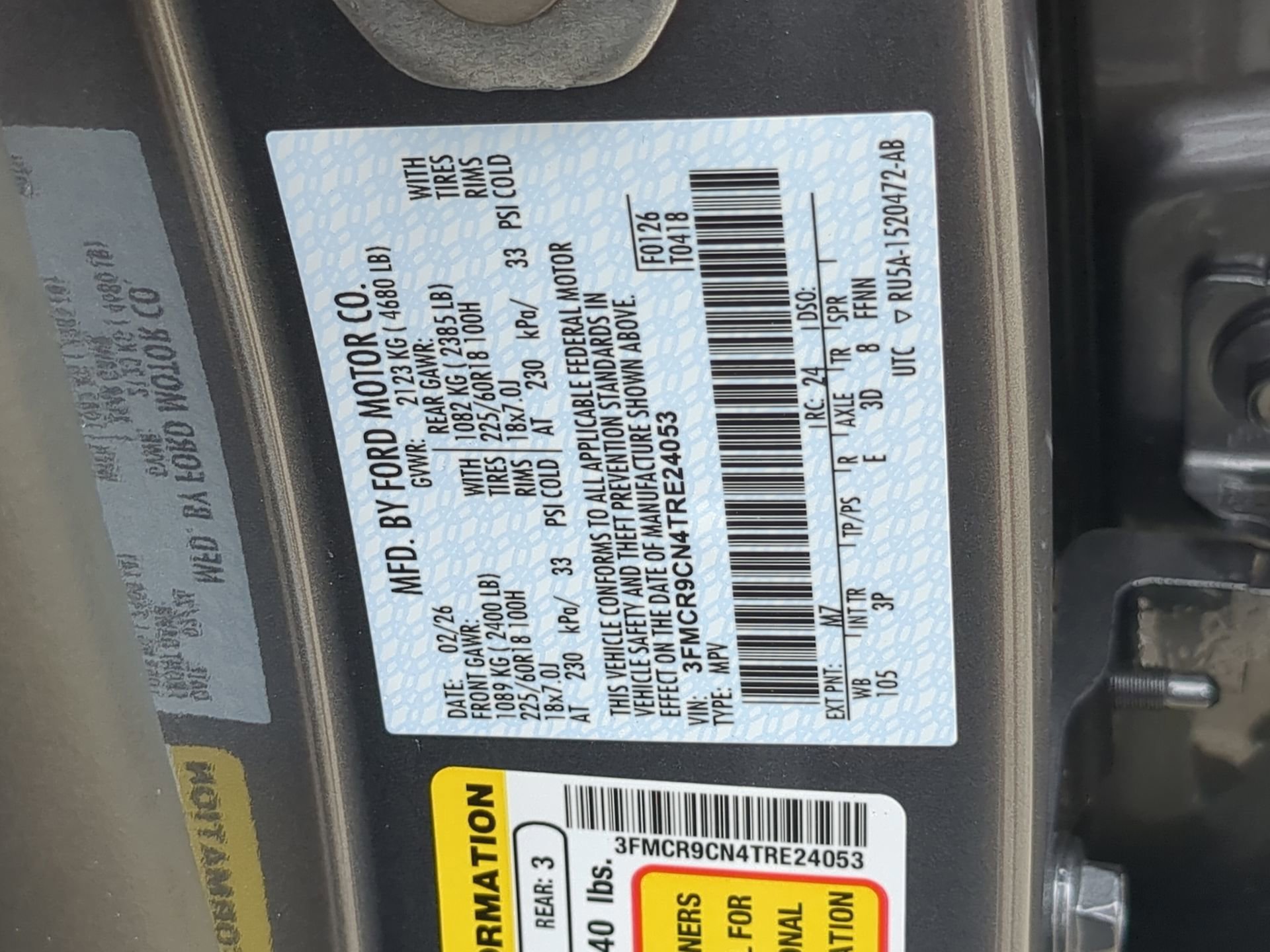 New 2026 Carbonized Gray Metallic Ford Outer Banks® image 59