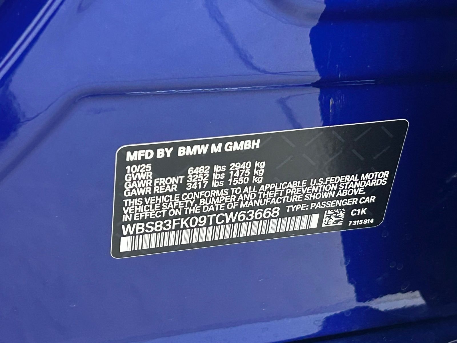 New 2026 Marina Bay Blue Metallic BMW Base image 55