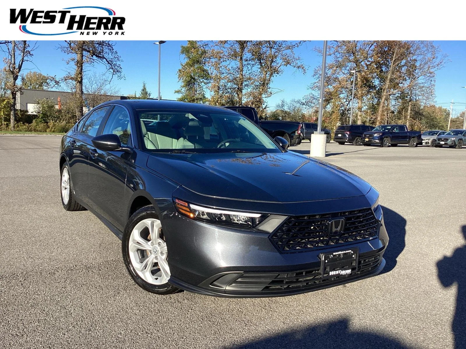 Used 2024 Meteorite Gray Metallic Honda LX image 1