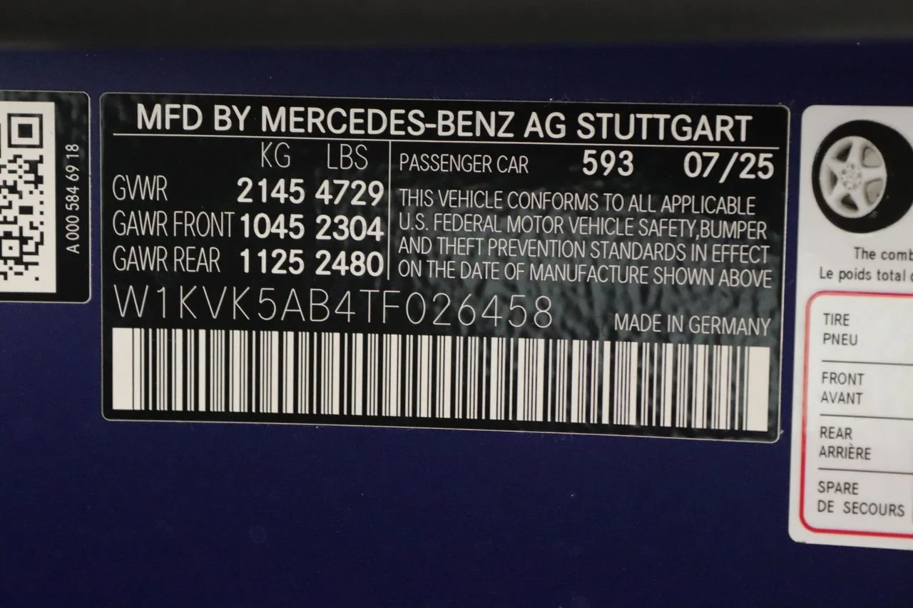 New 2026 MANUFAKTUR Starling Blue Magno Mercedes-Benz SL 43 AMG® image 11