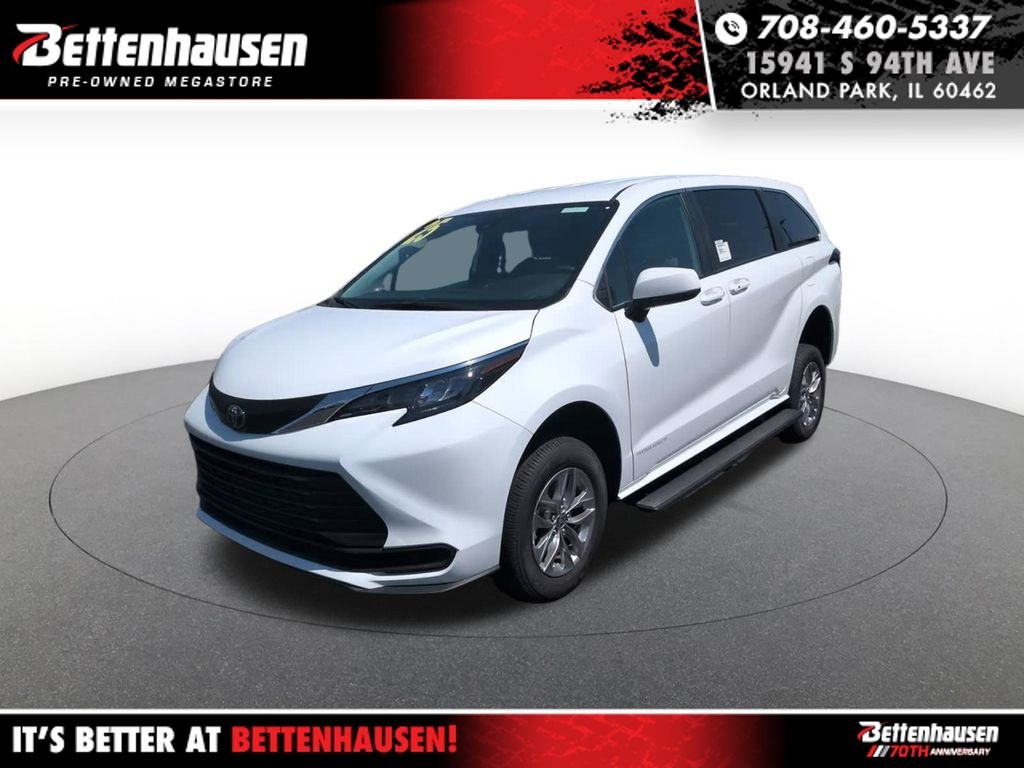 Used 2025 White Toyota LE image 1