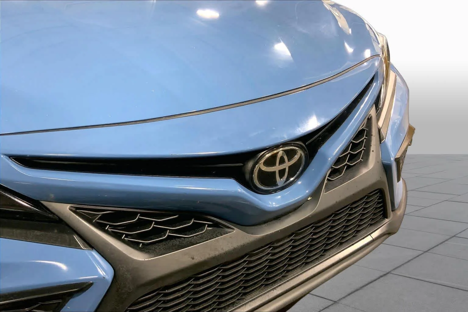 Used 2024 Cavalry Blue Toyota SE image 30