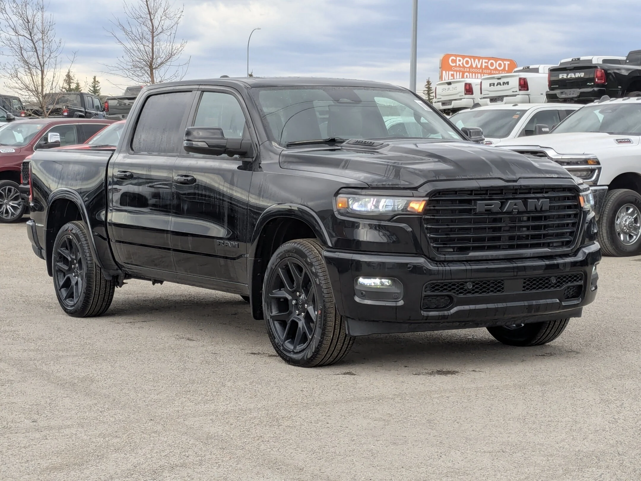 New 2026 Black RAM Laramie - - Night Edition - Level 2 Grp - Pano Sunroof - Harman/Kardon Audio & More! image 2