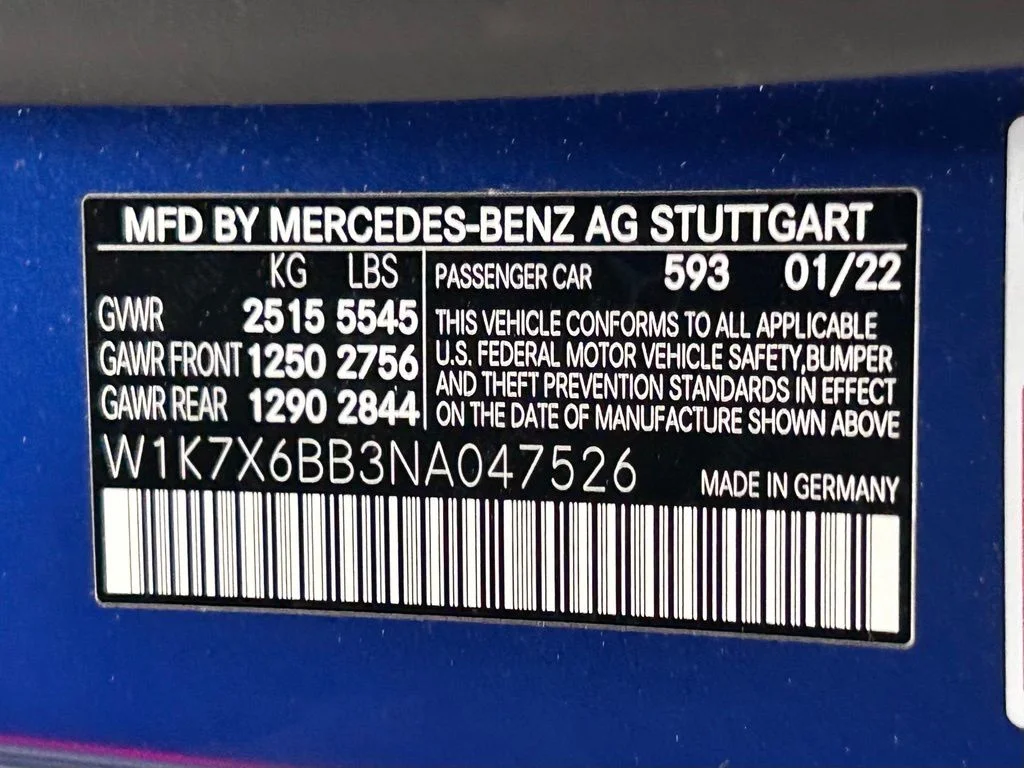 Used 2022 Blue Mercedes-Benz Base image 25