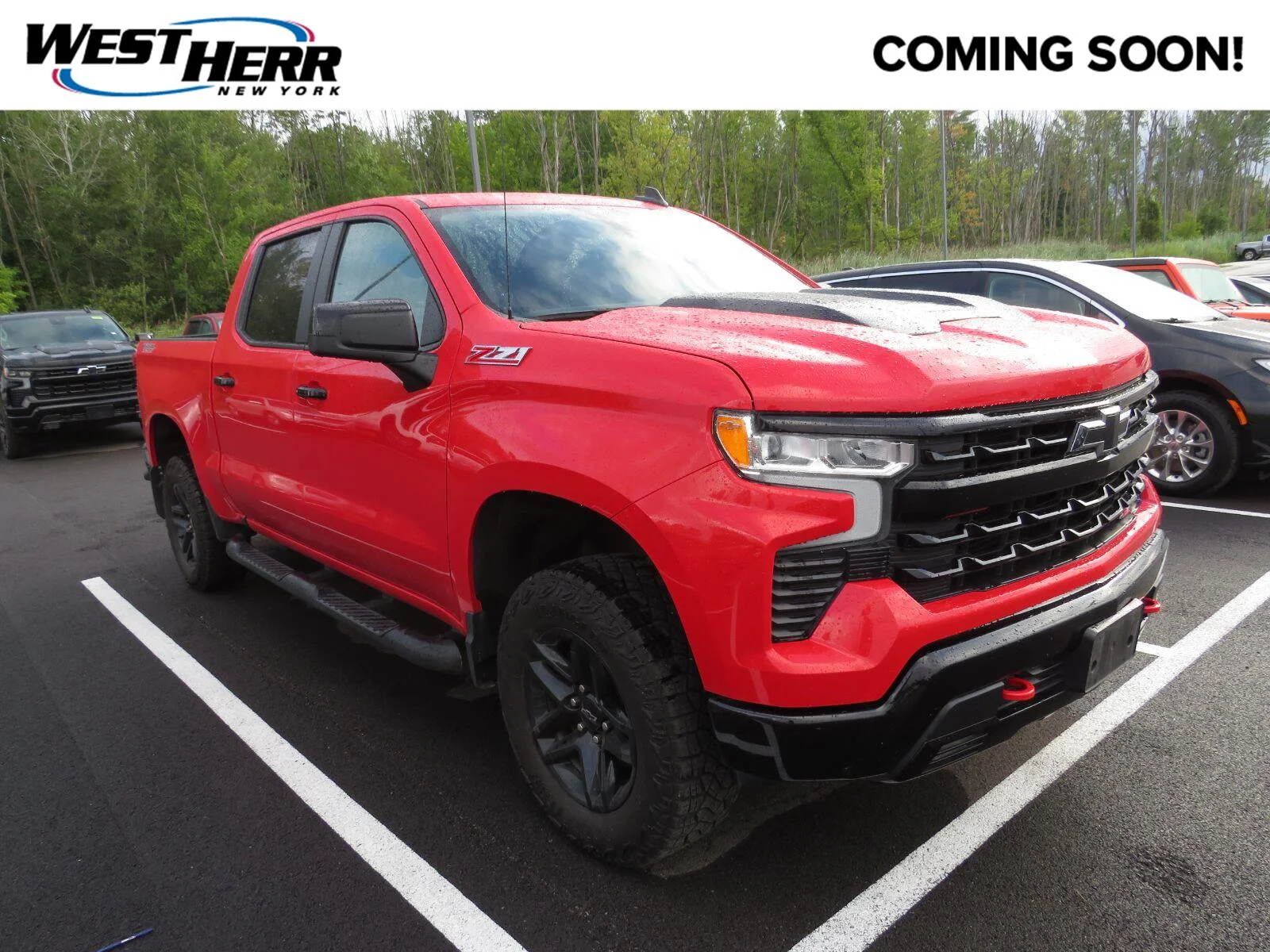 Used 2023 Red Hot Chevrolet LT Trail Boss image 1