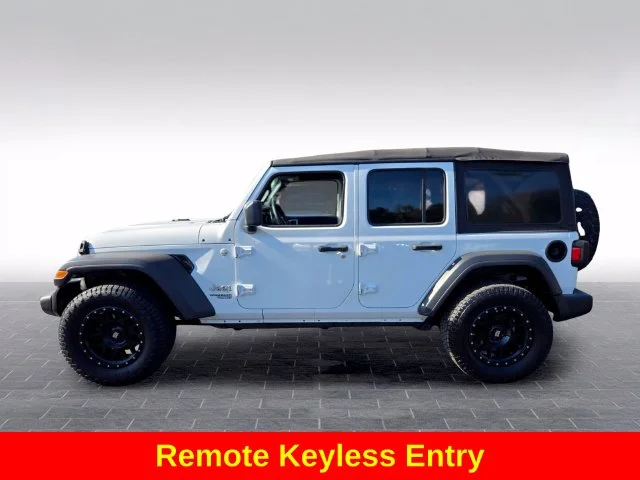 Used 2018 White Jeep Unlimited Sport S image 5