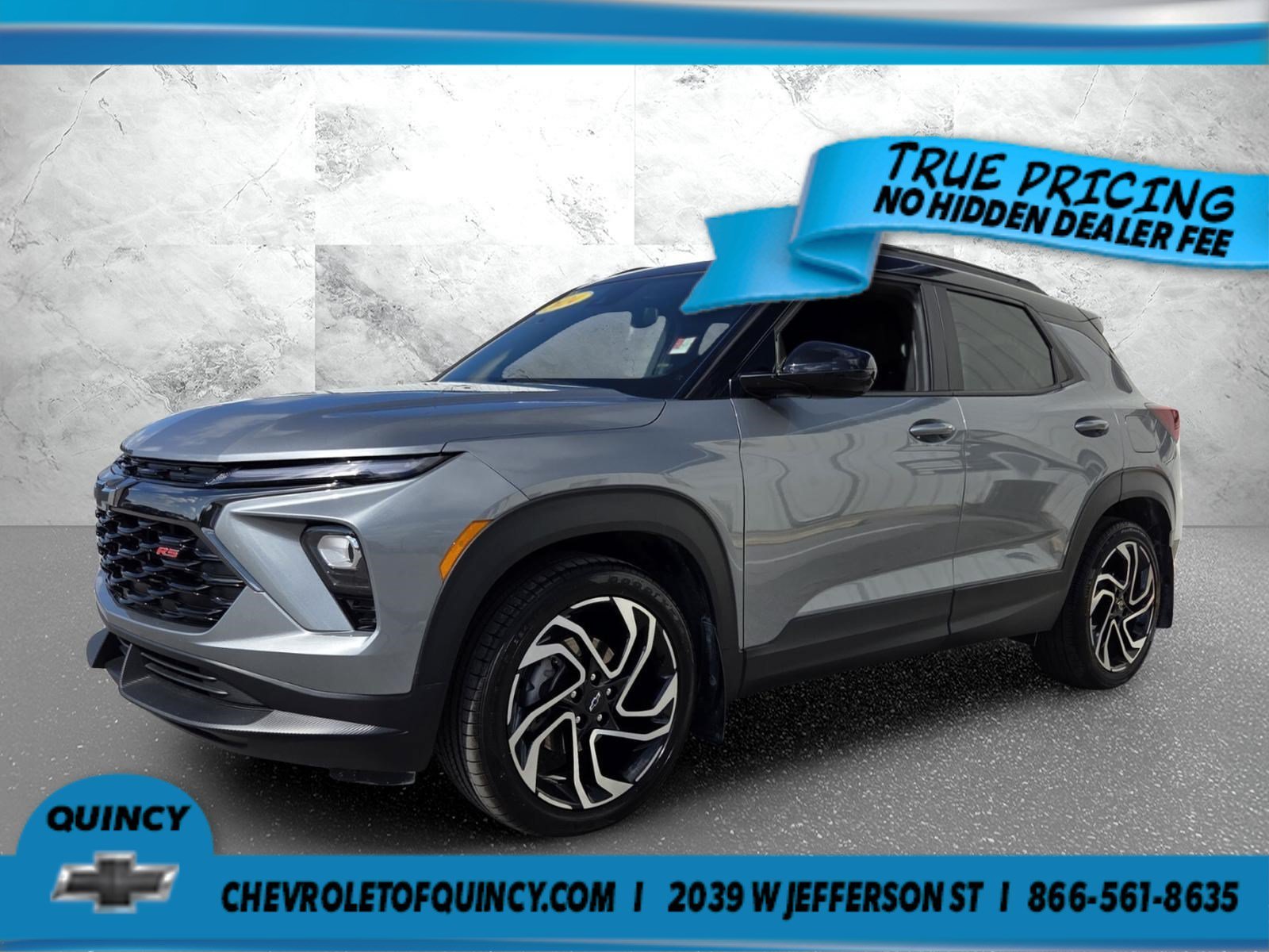 Used 2024 Sterling Gray Metallic Chevrolet RS image 1