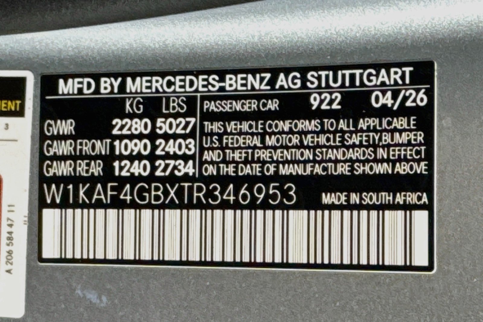 New 2026 Cirrus Silver Metallic Mercedes-Benz C 300 image 30