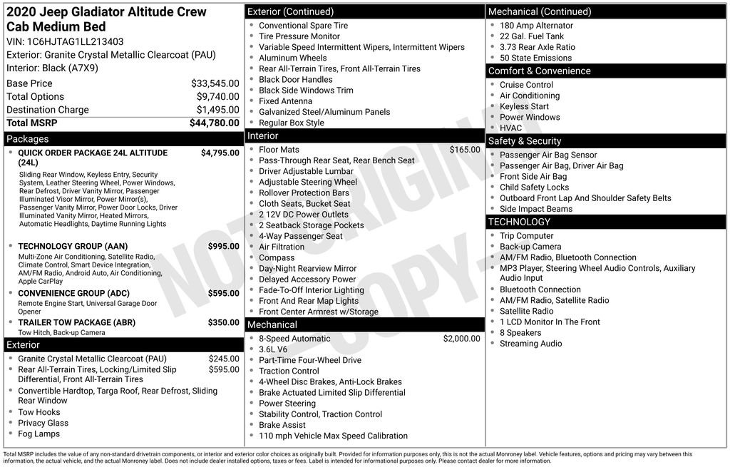 Used 2020 Gray Jeep Altitude image 39