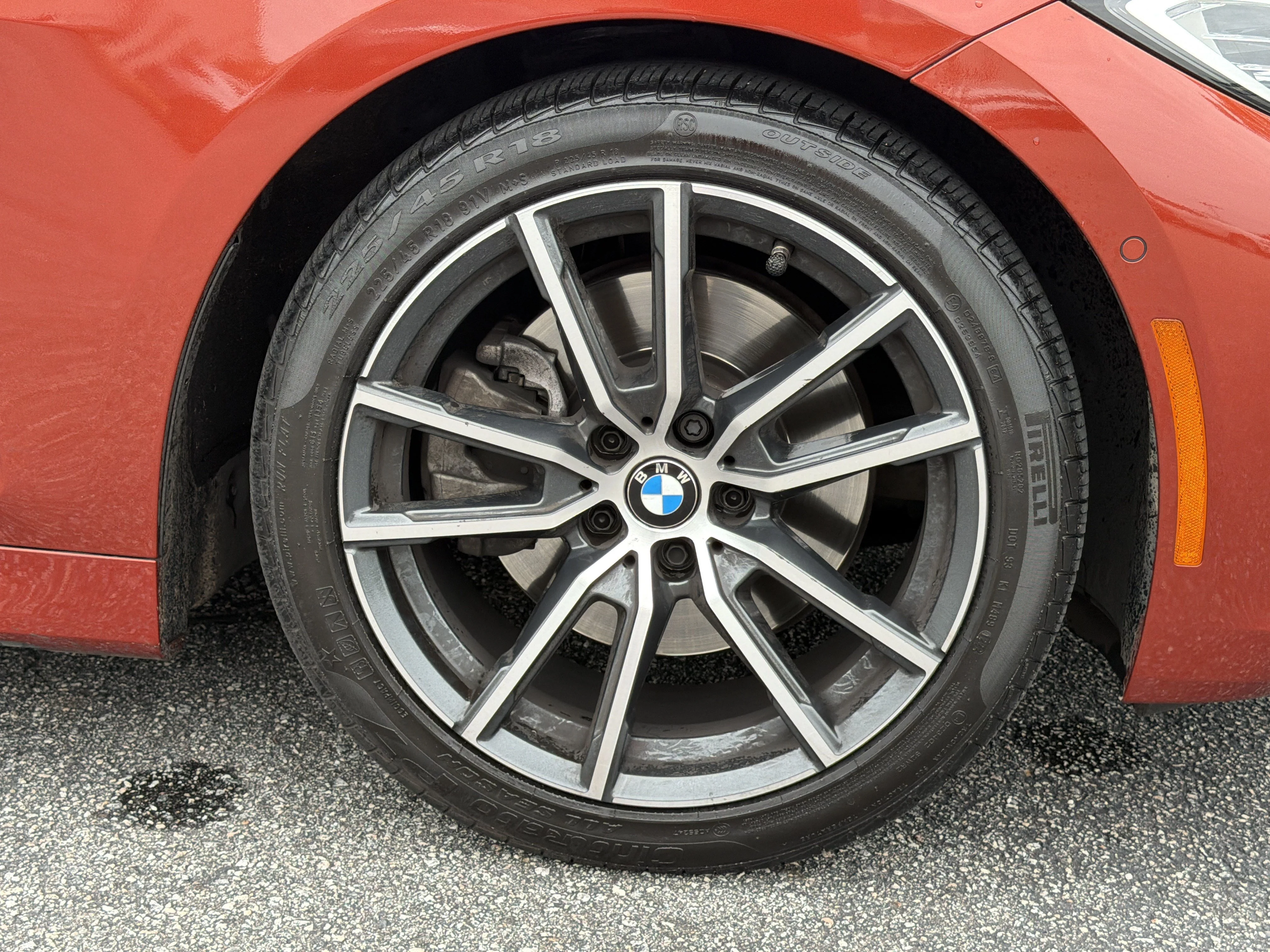 Used 2021 Sunset Orange Metallic BMW 430i image 27