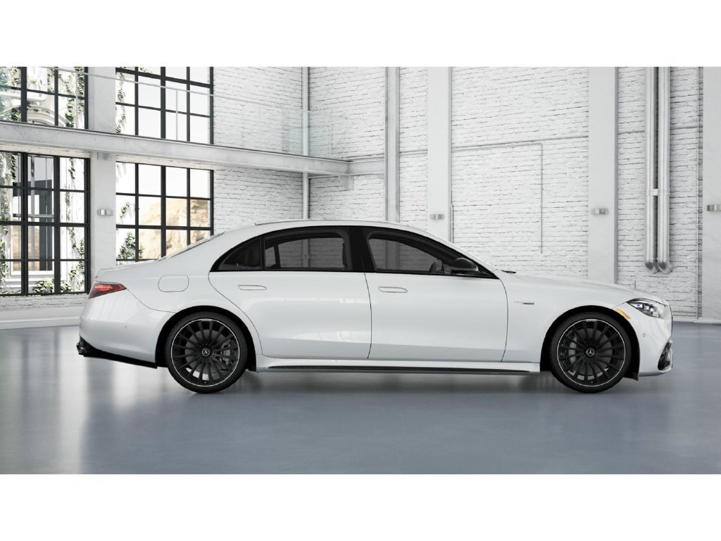 New 2026 MANUFAKTUR Moonlight White Metallic Mercedes-AMG AMG® S 63 E 4MATIC Sedan image 2