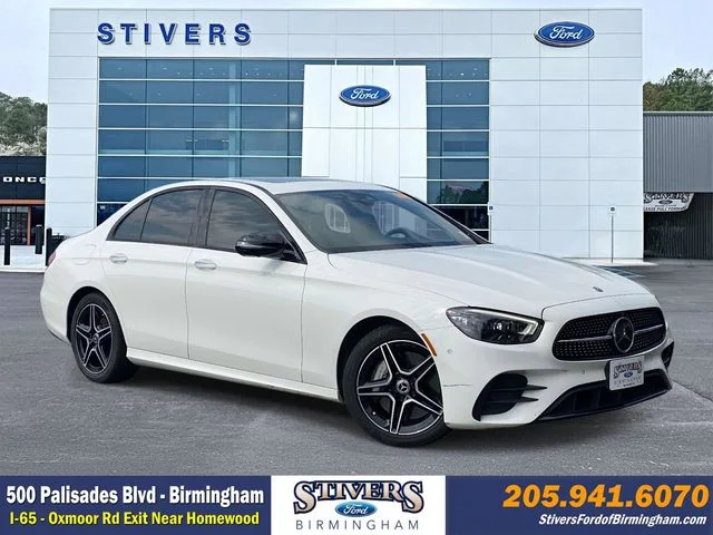 Used 2021 Polar White Mercedes-Benz E 350 image 1