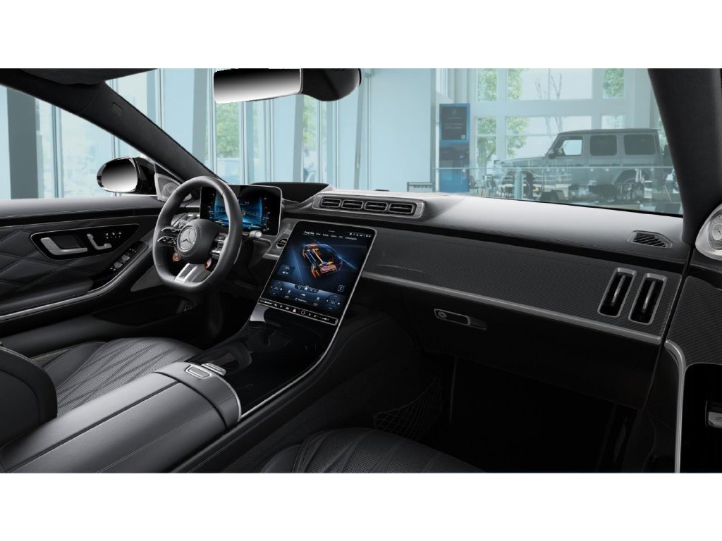 New 2026 MANUFAKTUR Moonlight White Metallic Mercedes-Benz S 63 E AMG® image 47