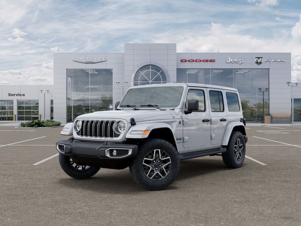 New 2026 Bright White Clearcoat Jeep Sahara image 1