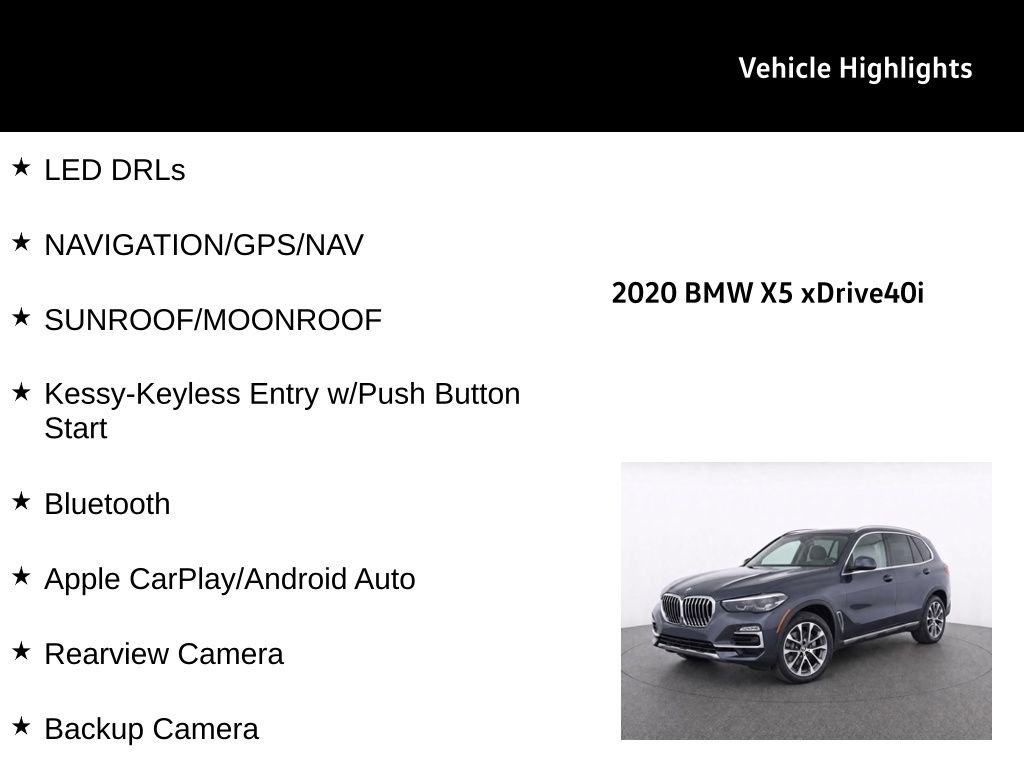 Used 2020 Arctic Gray Metallic BMW xDrive40i image 31
