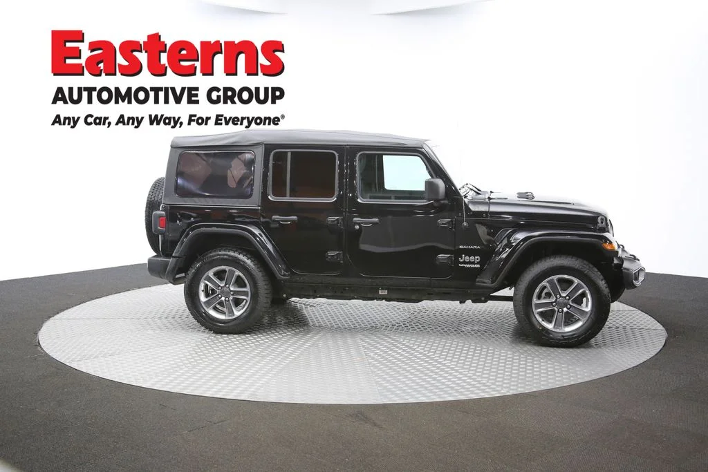 Used 2021 Black Jeep Unlimited Sahara image 43