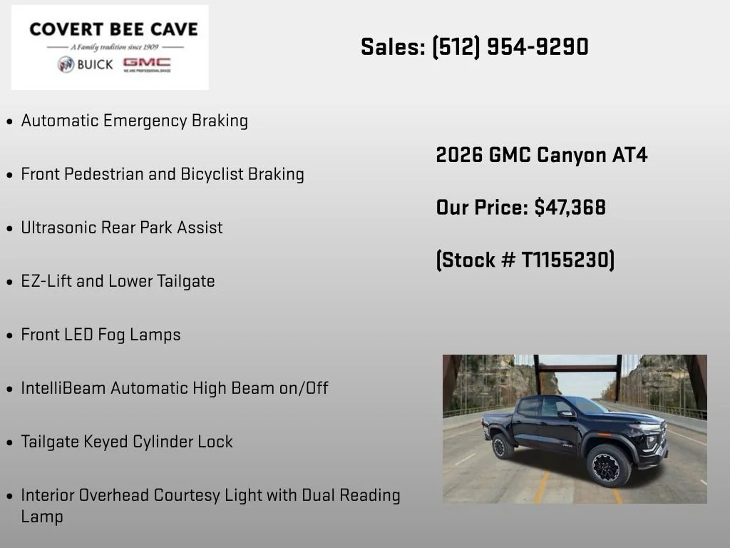 New 2026 Onyx Black GMC AT4 image 36