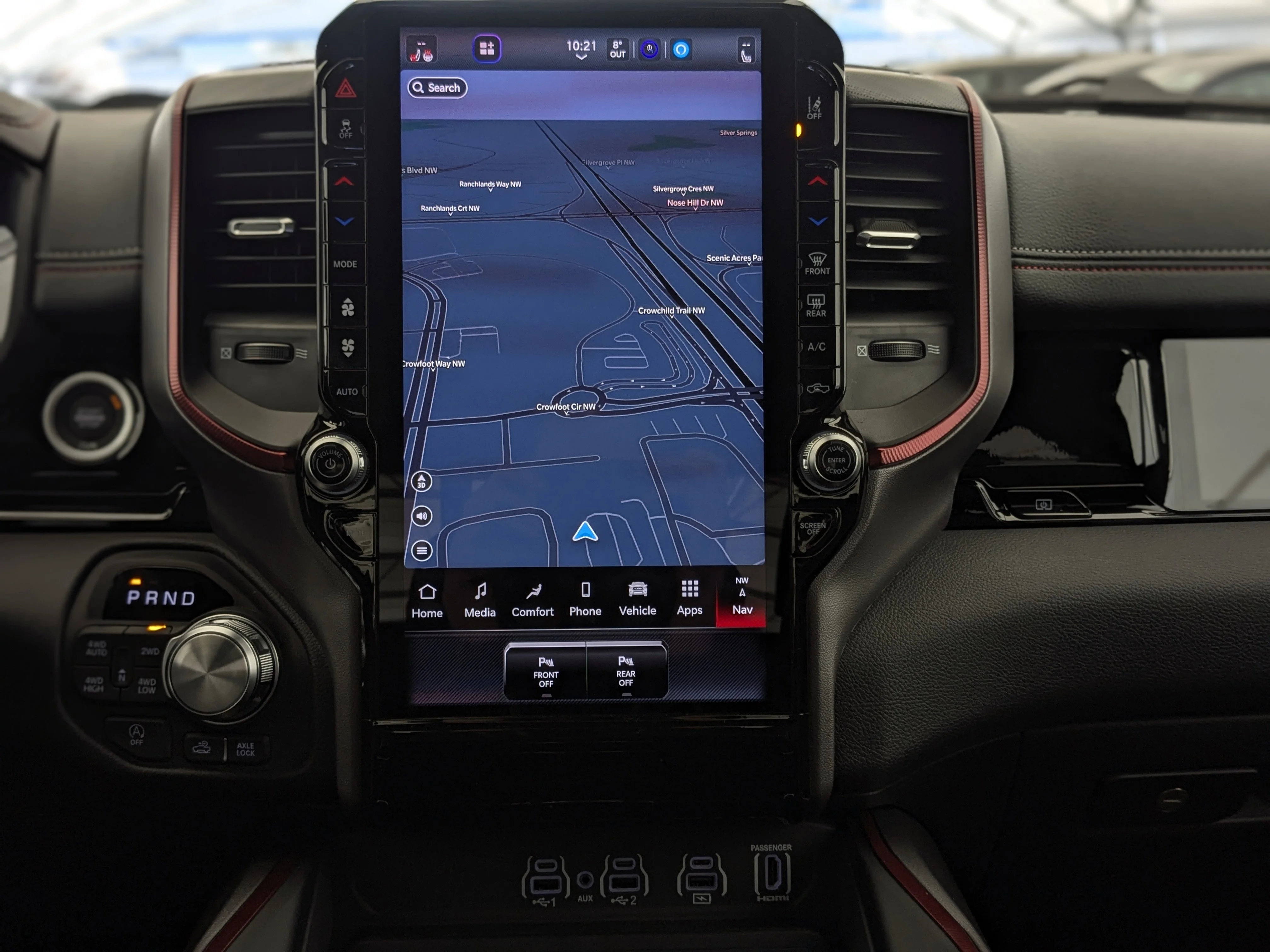 New 2026 Blue RAM Rebel - - Rebel Level 2 Equip Grp - Dual?Pane Panoramic Sunroof - Luxury Leather?Faced Seats - 3.0L image 24