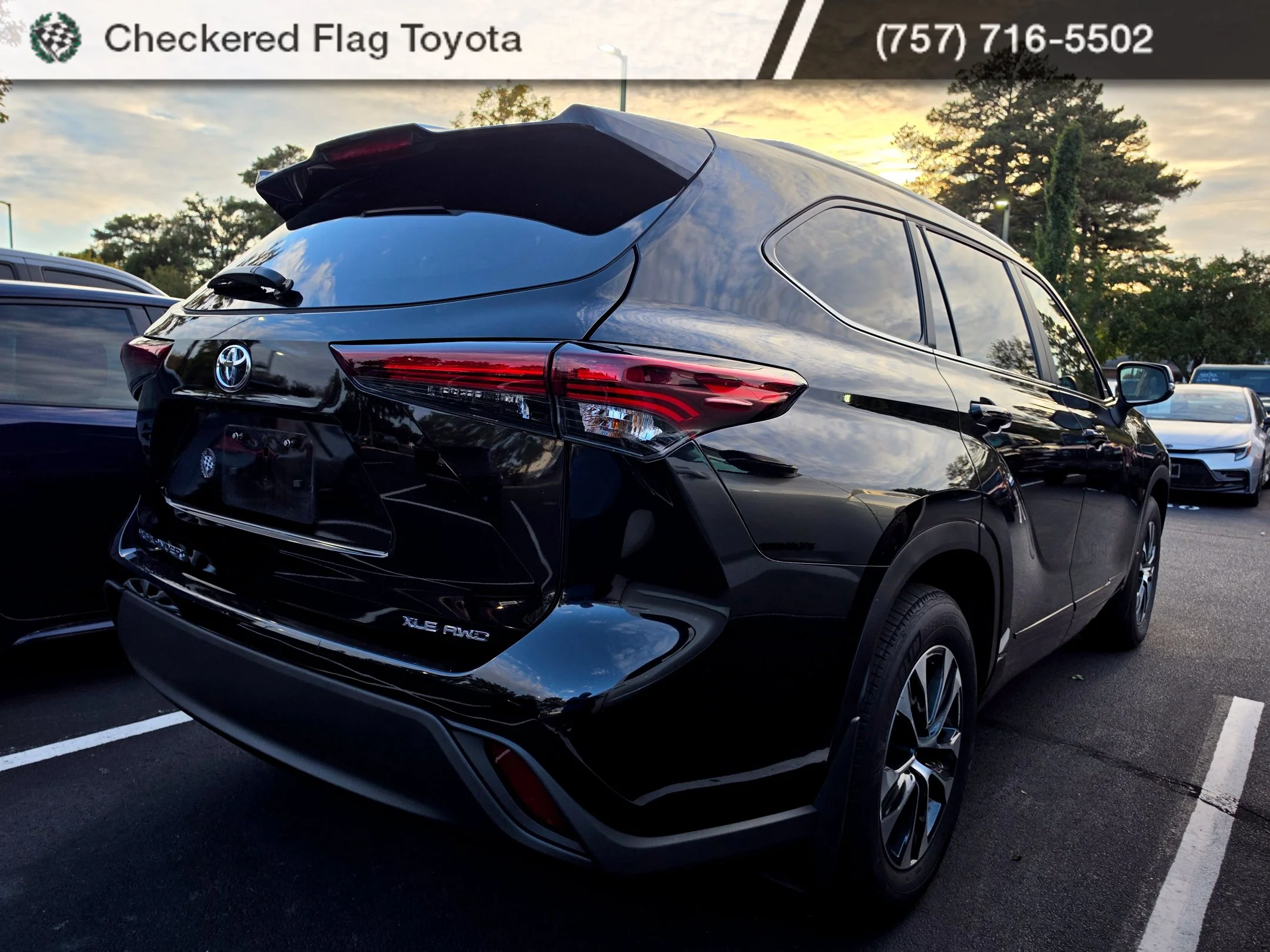 Certified Used 2026 Midnight Black Metallic Toyota XLE image 6