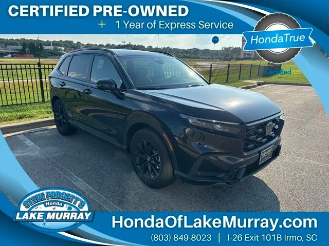 Certified Used 2026 Crystal Black Pearl Honda Sport-L image 1